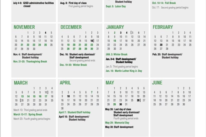 Garland Isd Calendar 26 27