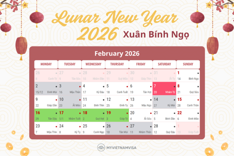 Chinese New Year 2026 Calendar