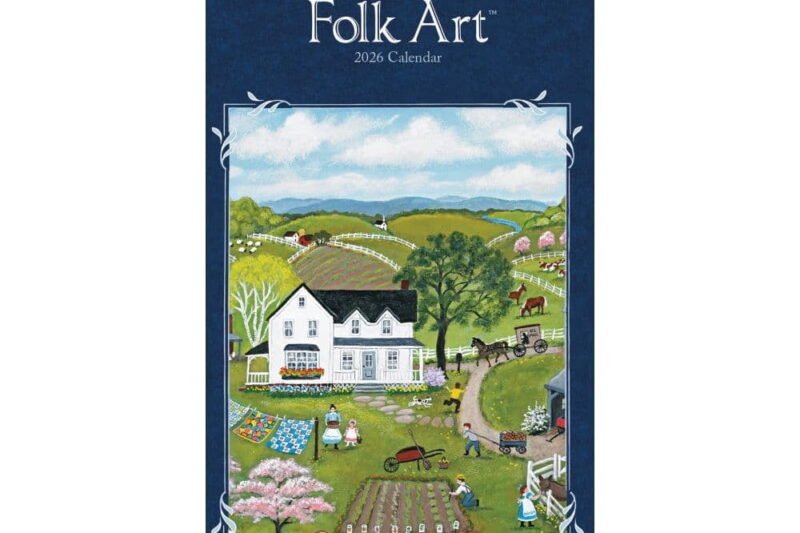 Lang Folk Art 2026 Wall Calendar