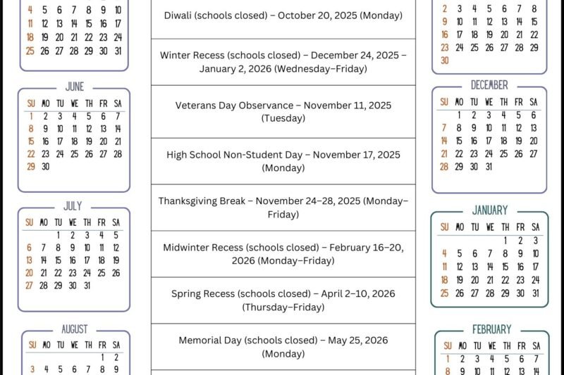 Nyc Doe Calendar 26 27